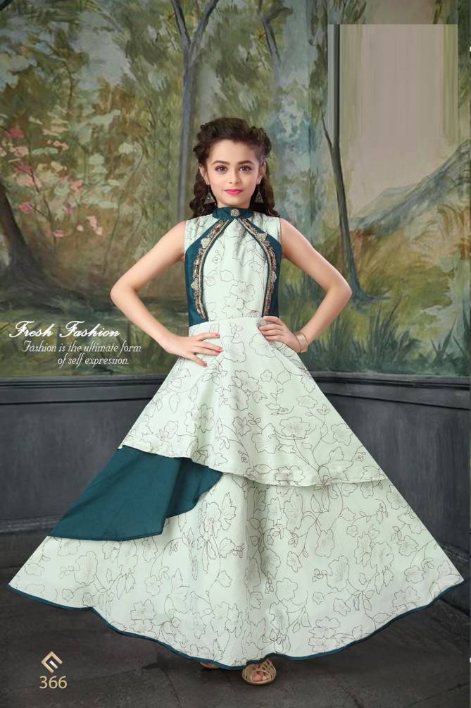 Dancing Doll 366 New Exclusive Wear Wholesale Kids Gown Collection